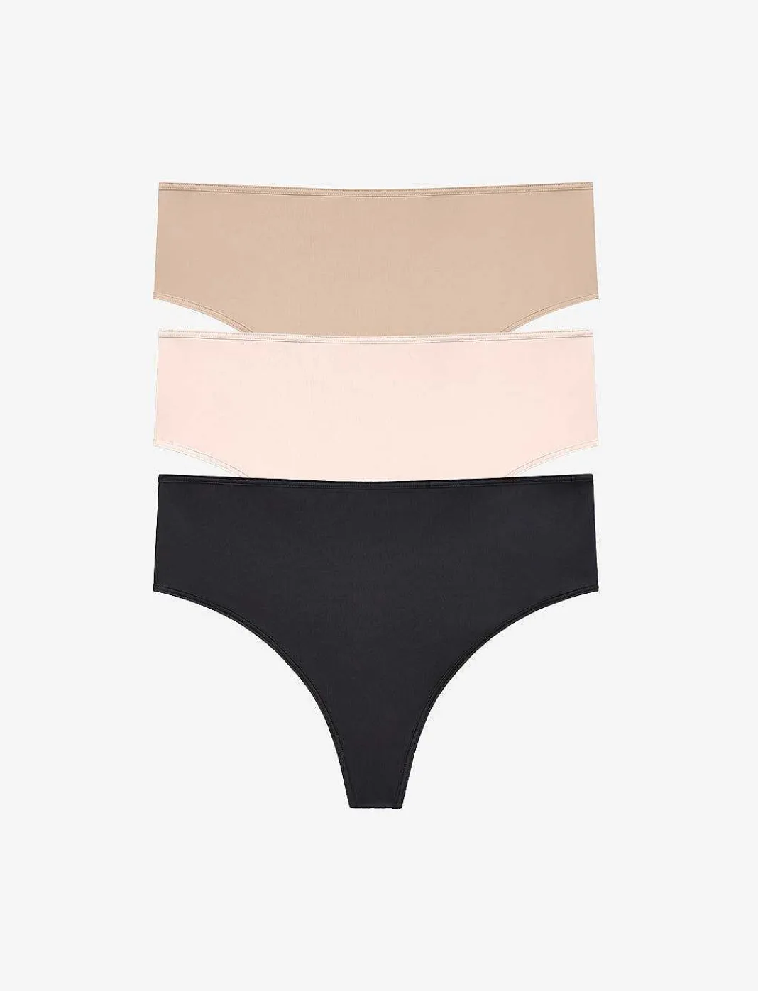ThirdLove Thong^24/7® Classic High Waist Thong 3 Pack Box