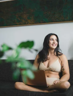 ThirdLove Wireless^Slick Chicks Adaptive Lounge Bra With Velcro® Brand Fastener