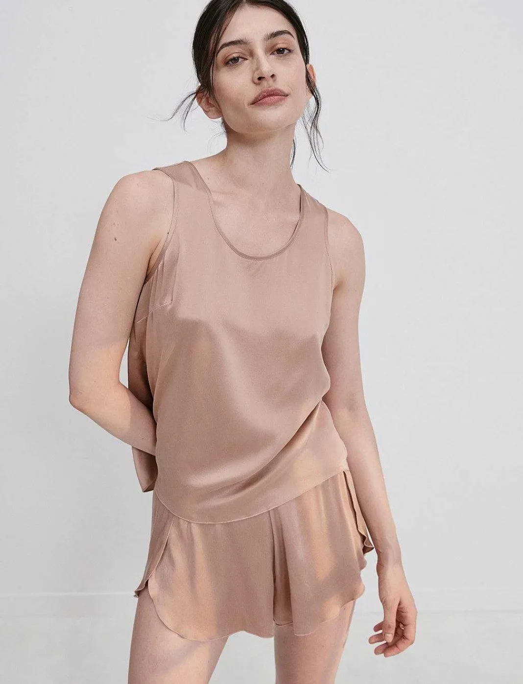 ThirdLove Sleep & Lounge^Washable Tank Silk Set